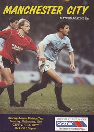 Manchester City v Hull City 1988/89