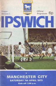 Ipswich Town v Manchester City 1972/73