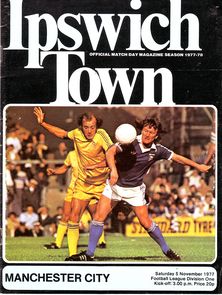 Ipswich Town v Manchester City 1977/78