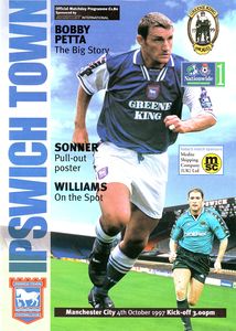 Ipswich v Manchester City 1997/98