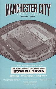 Manchester City v Ipswich 1964/65