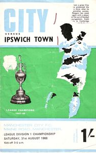 Manchester City v Ipswich 1968/69