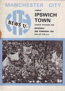 Manchester City v Ipswich Town 1969/70