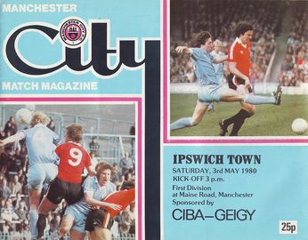 Manchester City v Ipswich Town 1979/80