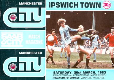 Manchester City v Ipswich Town 1982/83