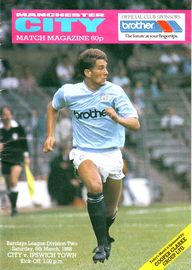 Manchester City v Ipswich Town 1987/88
