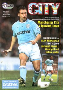 Manchester City v Ipswich 1994/95