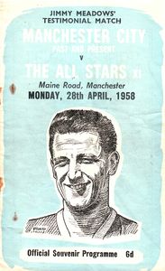 Jimmy Meadows Testimonial 1957/58