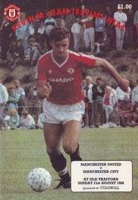 Manchester United v Manchester City Kevin Moran Testimonial 1988/89