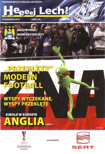 Lech Poznan v Manchester City Europa League Group A 2010/11