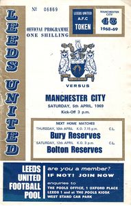 Leeds United v Manchester City 1968/69