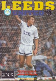 Leeds United v Manchester City Zenith Data Systems Cup Northern Semi-final 1990/91