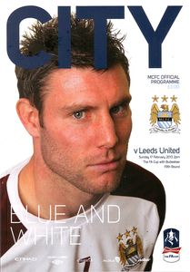 Manchester City v Leeds FA Cup 5th Round 2012/13