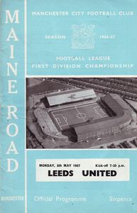 Manchester City v Leeds United 1966/67