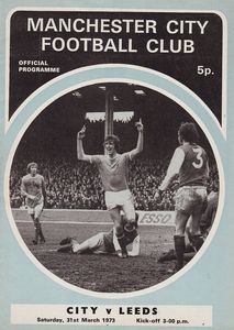 Manchester City v Leeds United 1972/73