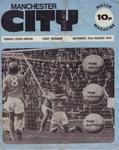 Manchester City v Leeds United 1974/75