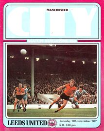 Manchester City v Leeds United 1977/78