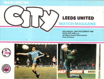 Manchester City v Leeds United 1980/81