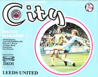 Manchester City v Leeds United 1981/82