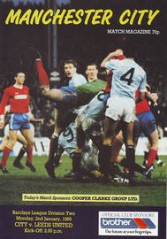 Manchester City v Leeds United 1988/89