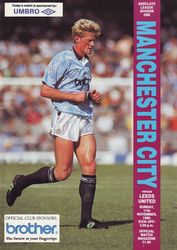 Manchester City v Leeds United 1990/91
