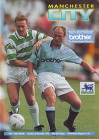 Manchester City v Leeds United 1992/93