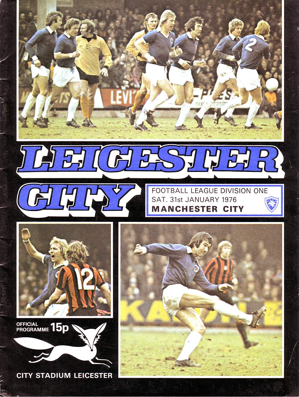 Leicester City v Manchester City 1975/76