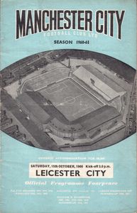 Manchester City v Leicester City 1960/61