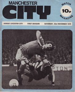 Manchester City v Leicester City 1974/75