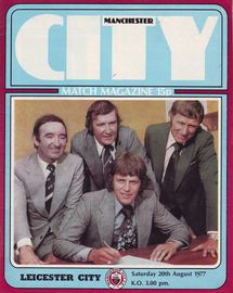 Manchester City v Leicester City 1977/78