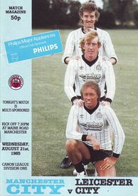 Manchester City v Leicester City 1985/86