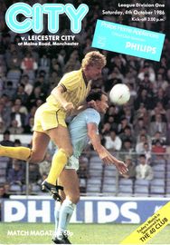 Manchester City v Leicester City 1986/87