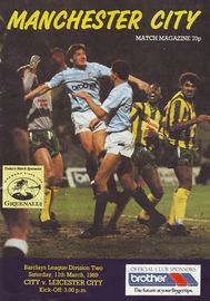 Manchester City v Leicester City 1988/89