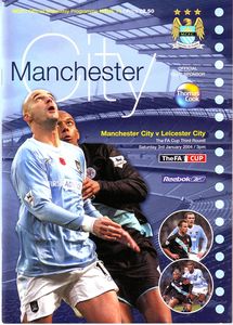 Manchester City v Leicester FA Cup 3rd Round 2003/04