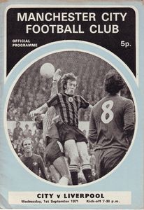 Manchester City v Liverpool 1971/72