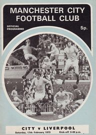 Manchester City v Liverpool 1972/73