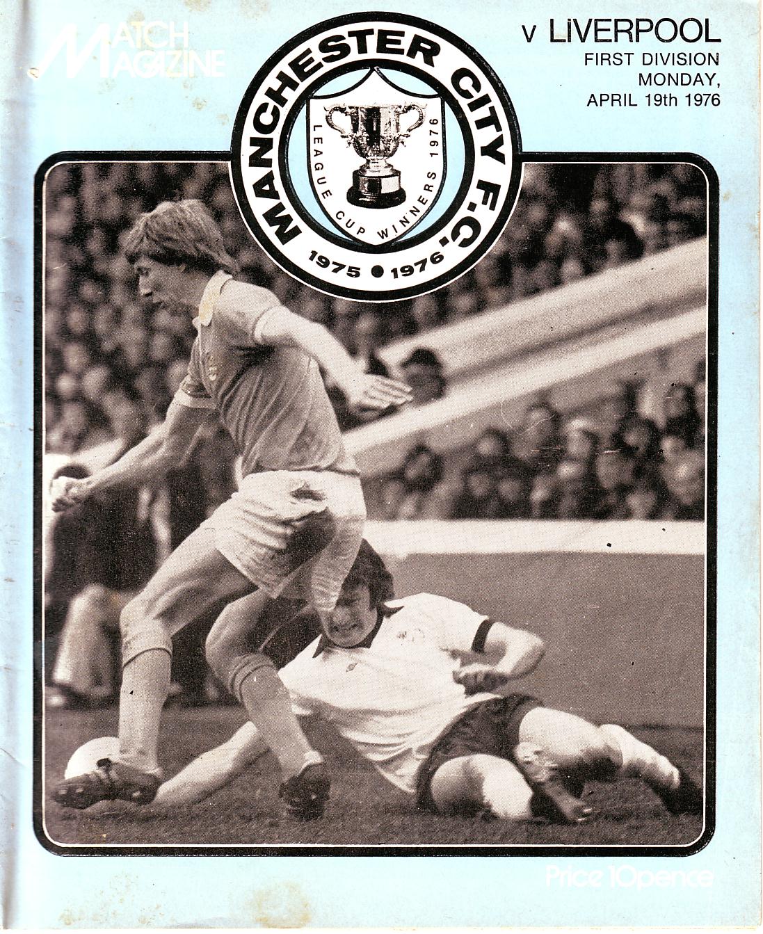 Manchester City v Liverpool 1975/76