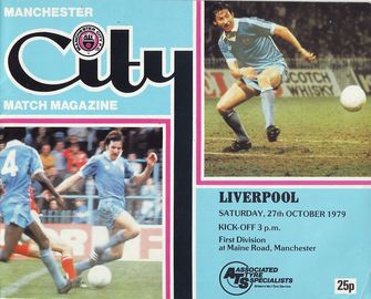Manchester City v Liverpool 1979/80