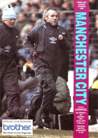 Manchester City v Liverpool 1990/91