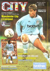 Manchester City v Liverpool 1994/95