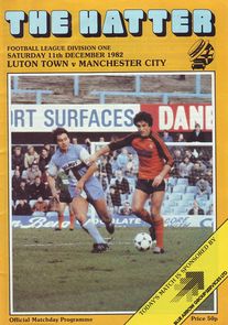 Luton Town v Manchester City 1982/83