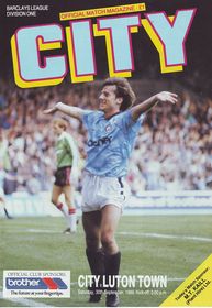 Manchester City v Luton Town 1989/90