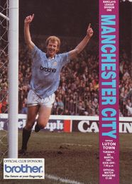 Manchester City v Luton Town 1990/91