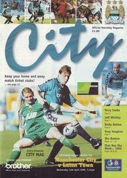 Manchester City v Luton Town 1998/99