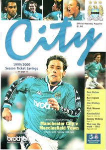 Manchester City v Macclesfield Town 1998/99