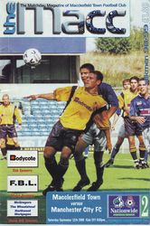 Macclesfield Town v Manchester City 1998/99