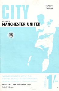 Manchester City v Manchester United 1967/68