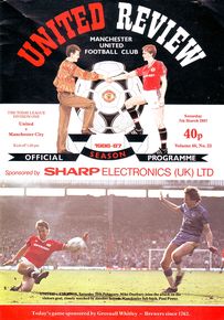 Manchester United v Manchester City 1986/87