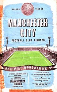 Manchester City v Manchester United 1958/59