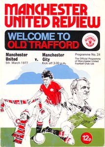 Manchester United v Manchester City 1976/77